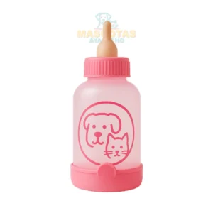 Biberón Rosa para Perro y Gato Pequeños