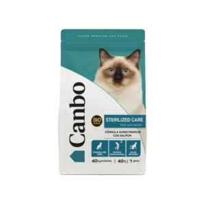 Alimento Canbo Sterilized 7 KG Care con Salmón