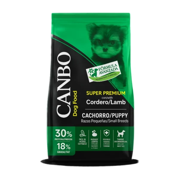 canbo-cachorro-razas-pequenas-de-7kg.webp Alimento Canbo cachorro 7 kg sabor Cordero