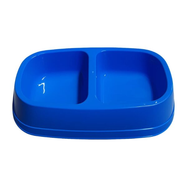 plato grande doble azul perros Plato Doble Azul para Mascotas