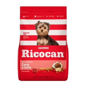 Ricocan Cachorros - Carne y Leche para Razas Pequeñas 22 kg