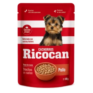 rocitos en Salsa Sabor Pollo para Cachorros