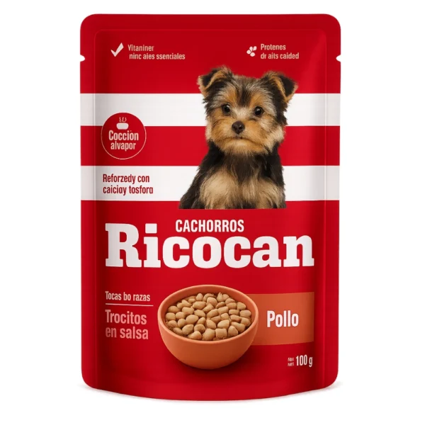 rocitos en Salsa Sabor Pollo para Cachorros
