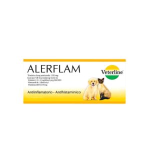 ALERFLAM – Antiinflamatorio y Antihistamínico para Perros y Gatos (Veterline)