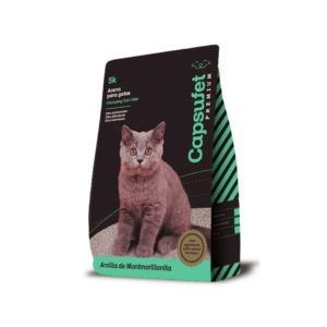 Capsufet Premium – Arena Aglomerante para Gatos (5 kg)