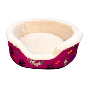 Cama Circular para Perros y Gatos – Suave y Lavable