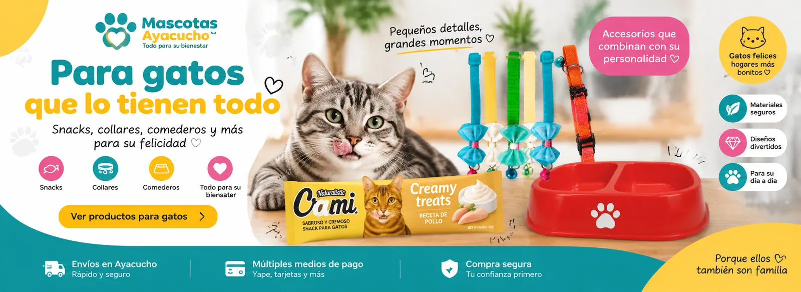 Productos para gatos