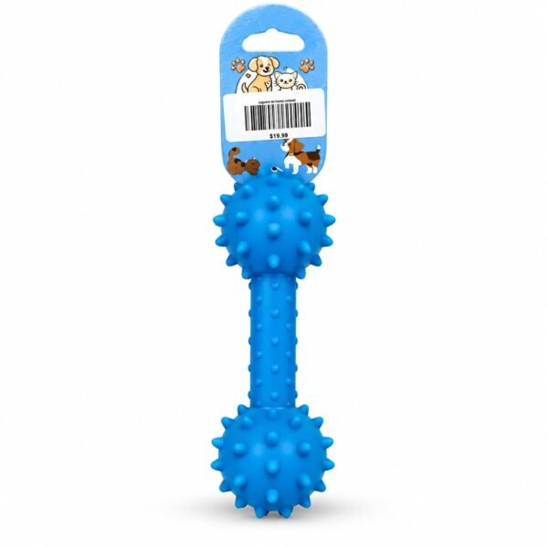 Hueso de juguete con puntas en relieve para perros
